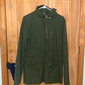 Green army coat